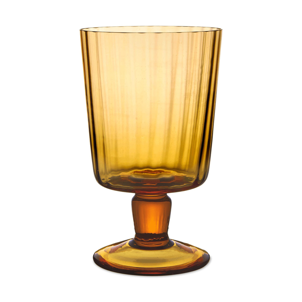 Match Pewter Lando Goblet — Amber, Pleat