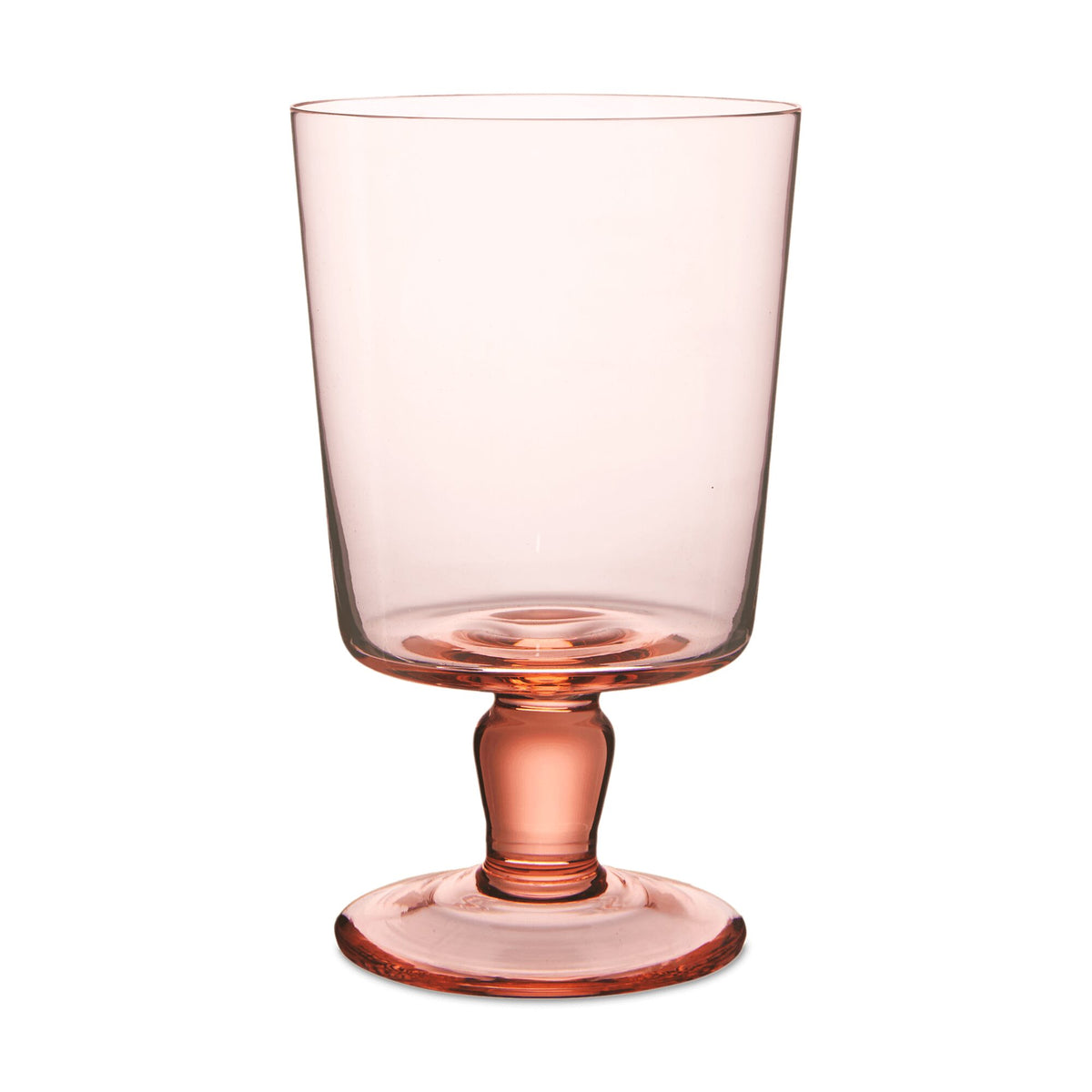 Match Pewter Lando Goblet — Rose Quartz, Smooth