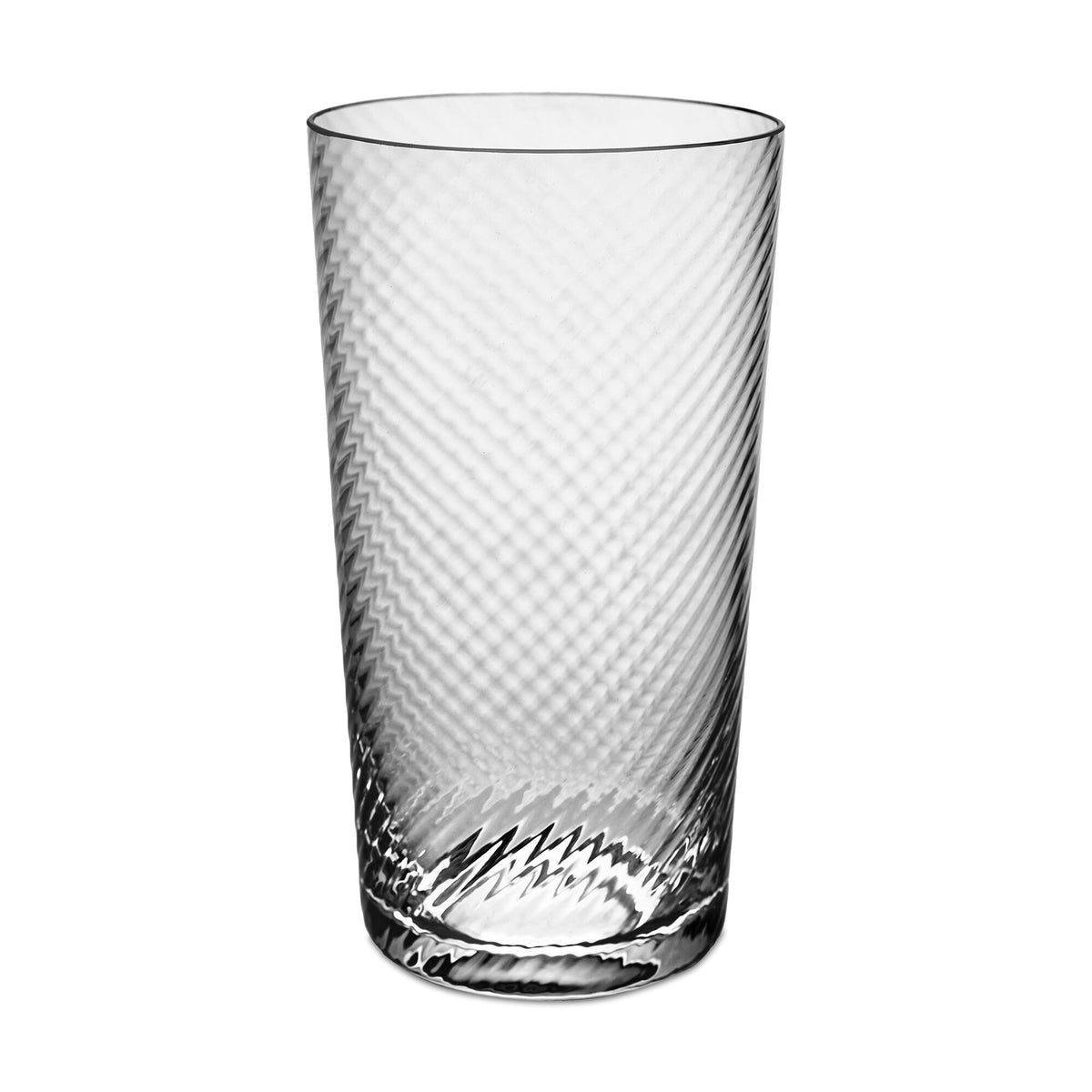 Match Pewter Lando Highball Glass — Clear, Twist