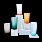 Match Pewter Lando Highball Mixed Colors, Set of 6 Highball Glass — Smooth