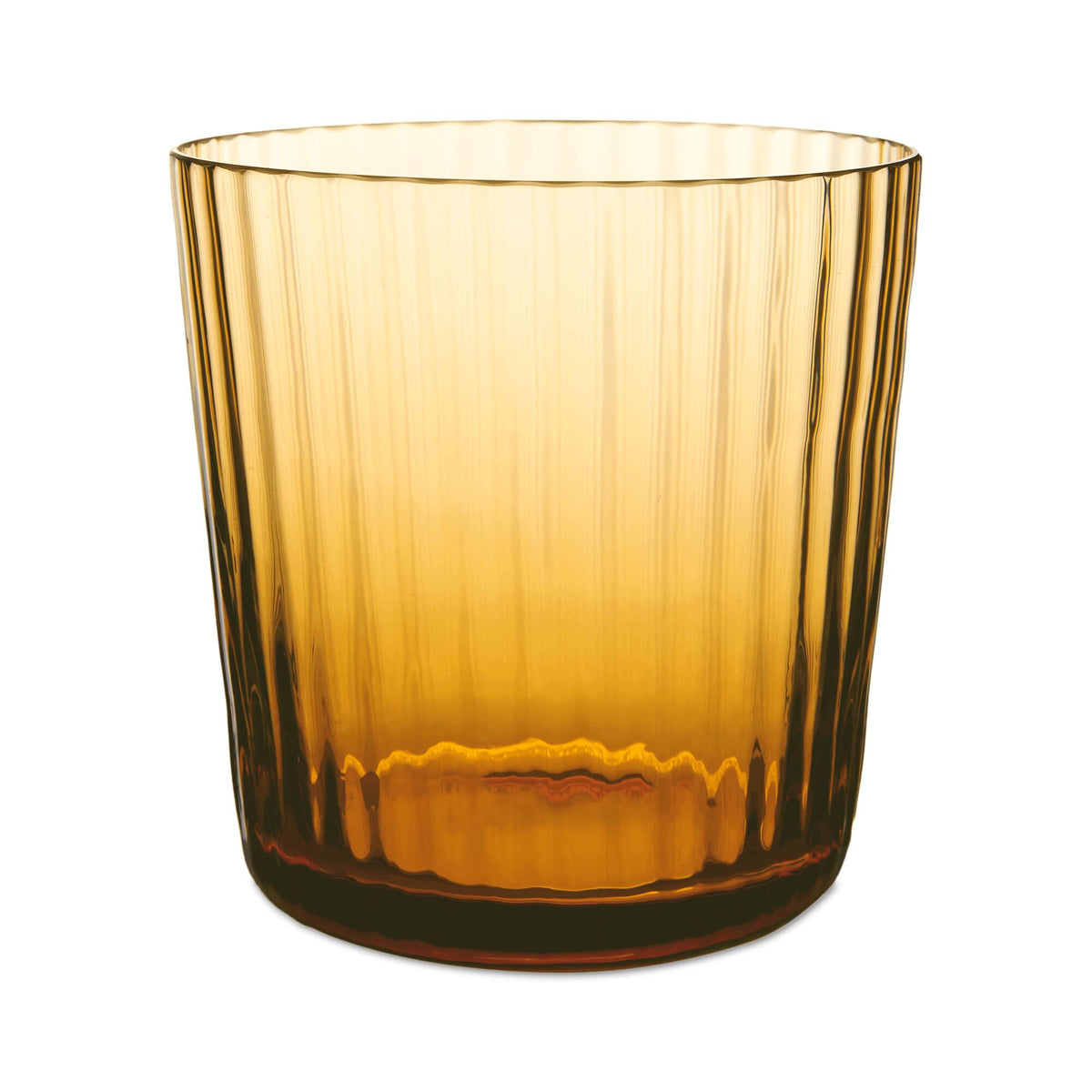 Match Pewter Lando Rocks Glass — Amber, Pleat