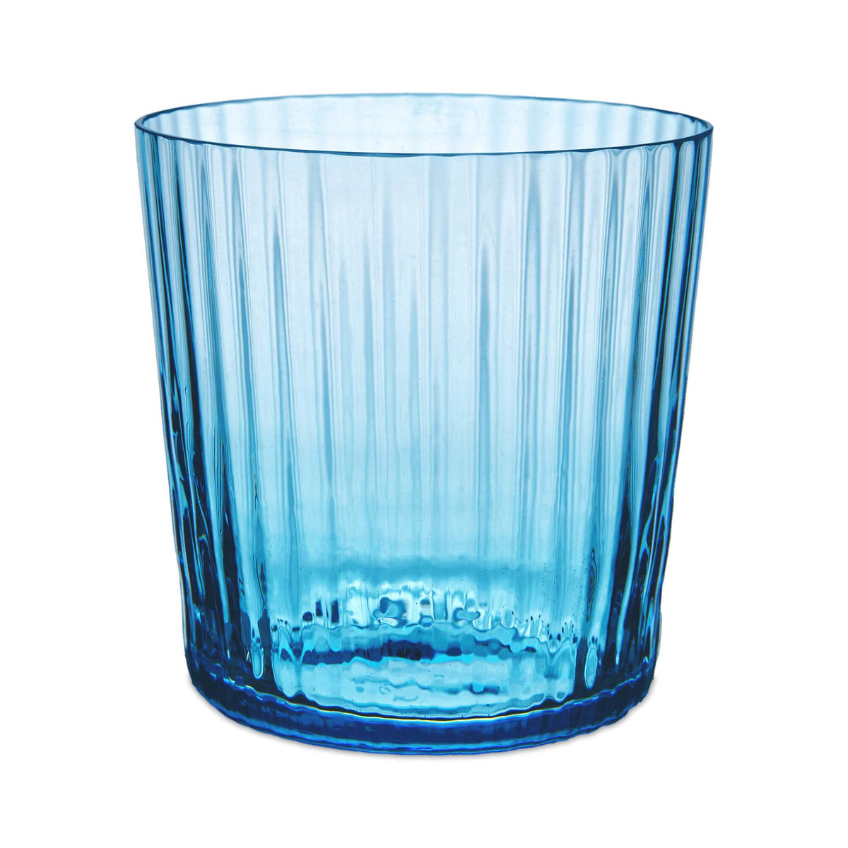Match Pewter Lando Rocks Glass — Aqua Sky, Pleat