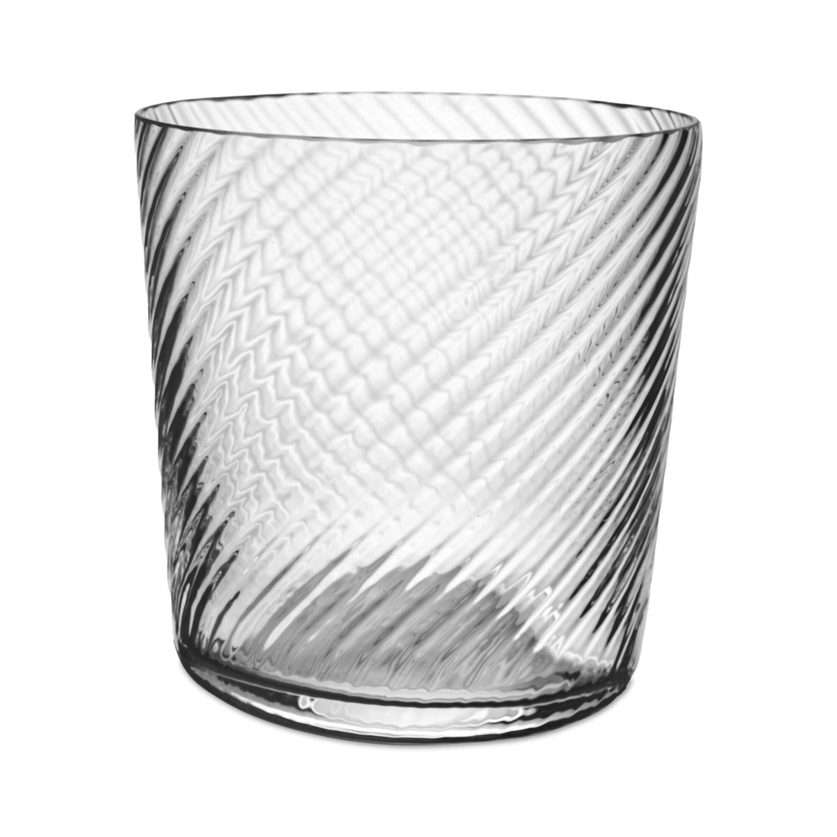 Match Pewter Lando Rocks Glass — Clear, Twist
