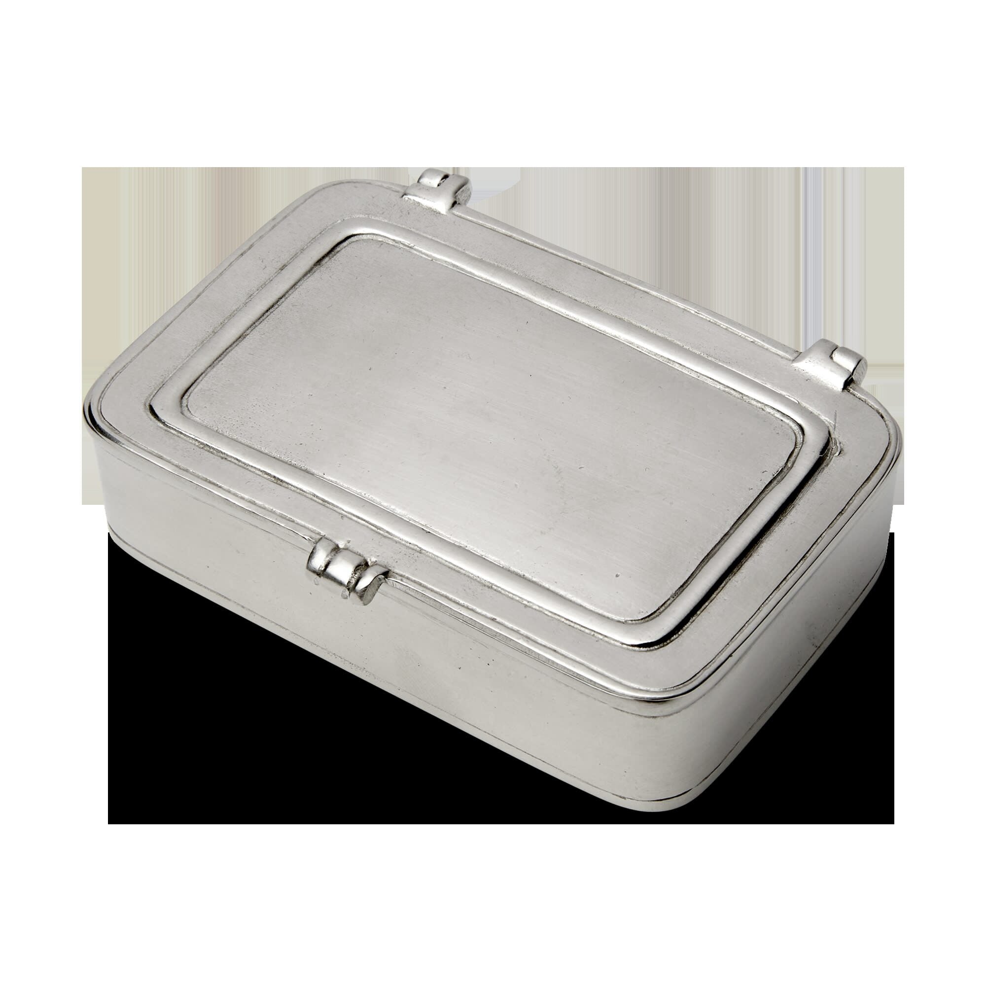 Match Pewter Lidded Box — Large
