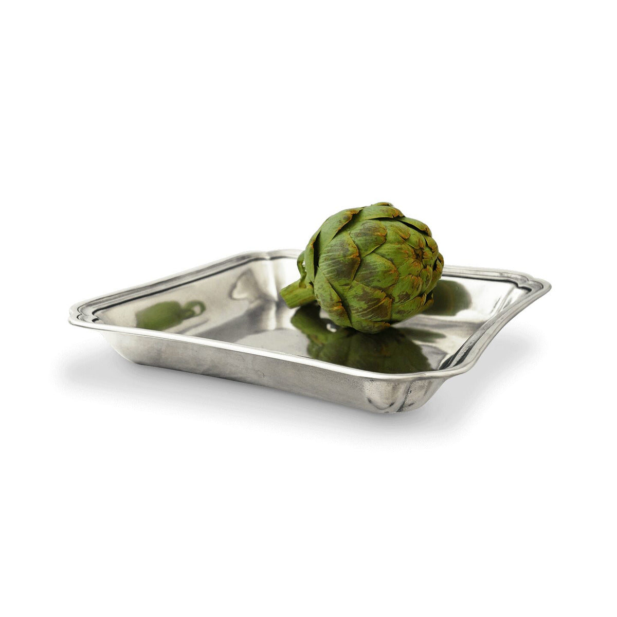 Match Pewter Lorenzo Square Serving Dish Serving Bowl, alternate view