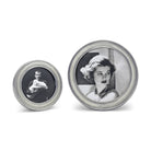 Match Pewter Lugano Round Frame, alternate view