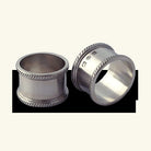 Match Pewter Luisa Round Napkin Ring, Pair