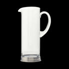 Match Pewter Martini Pitcher, Crystal Martini Glass — Pitcher + Stirrer Set