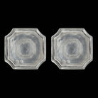 Match Pewter Octagonal Coaster, Pair