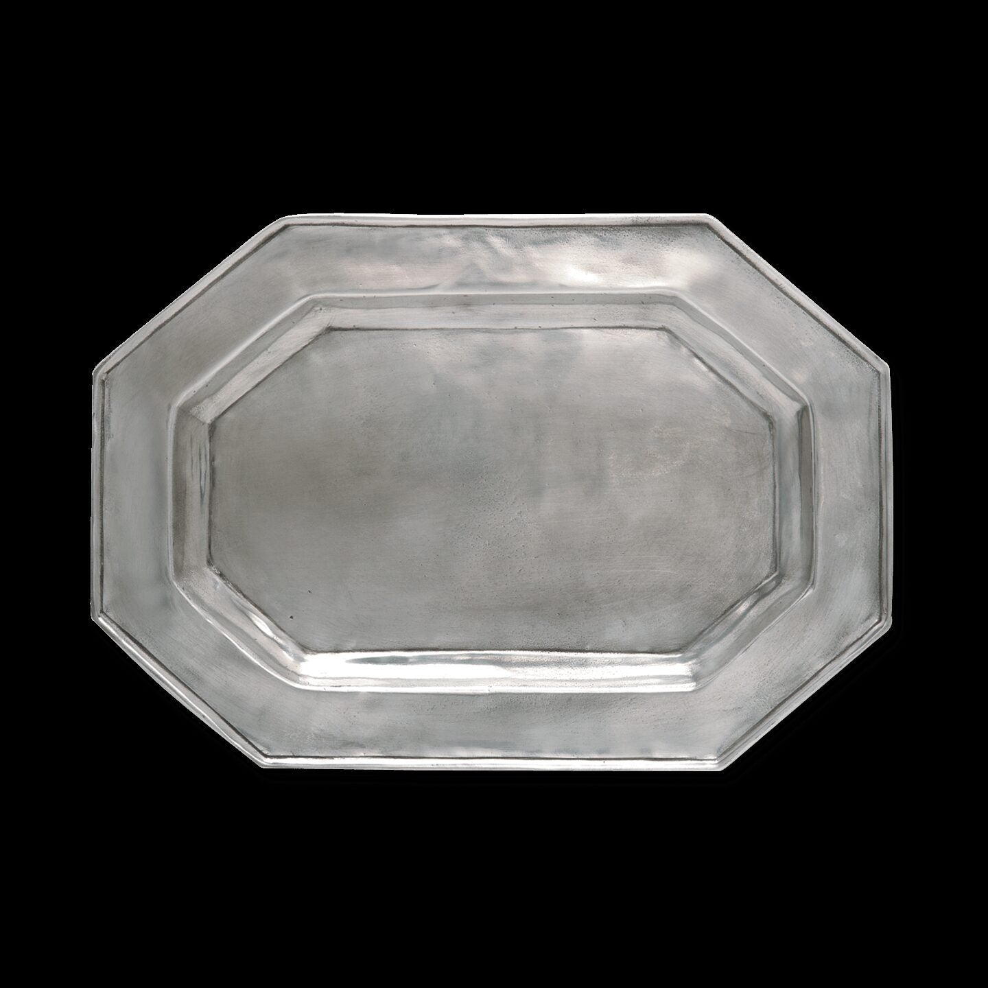 Match Pewter Octagonal Tray — Large