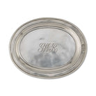Match Pewter Oval Incised Tray, alternate view
