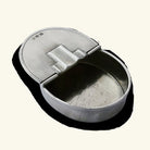Match Pewter Oval Lidded Cigar Ashtray