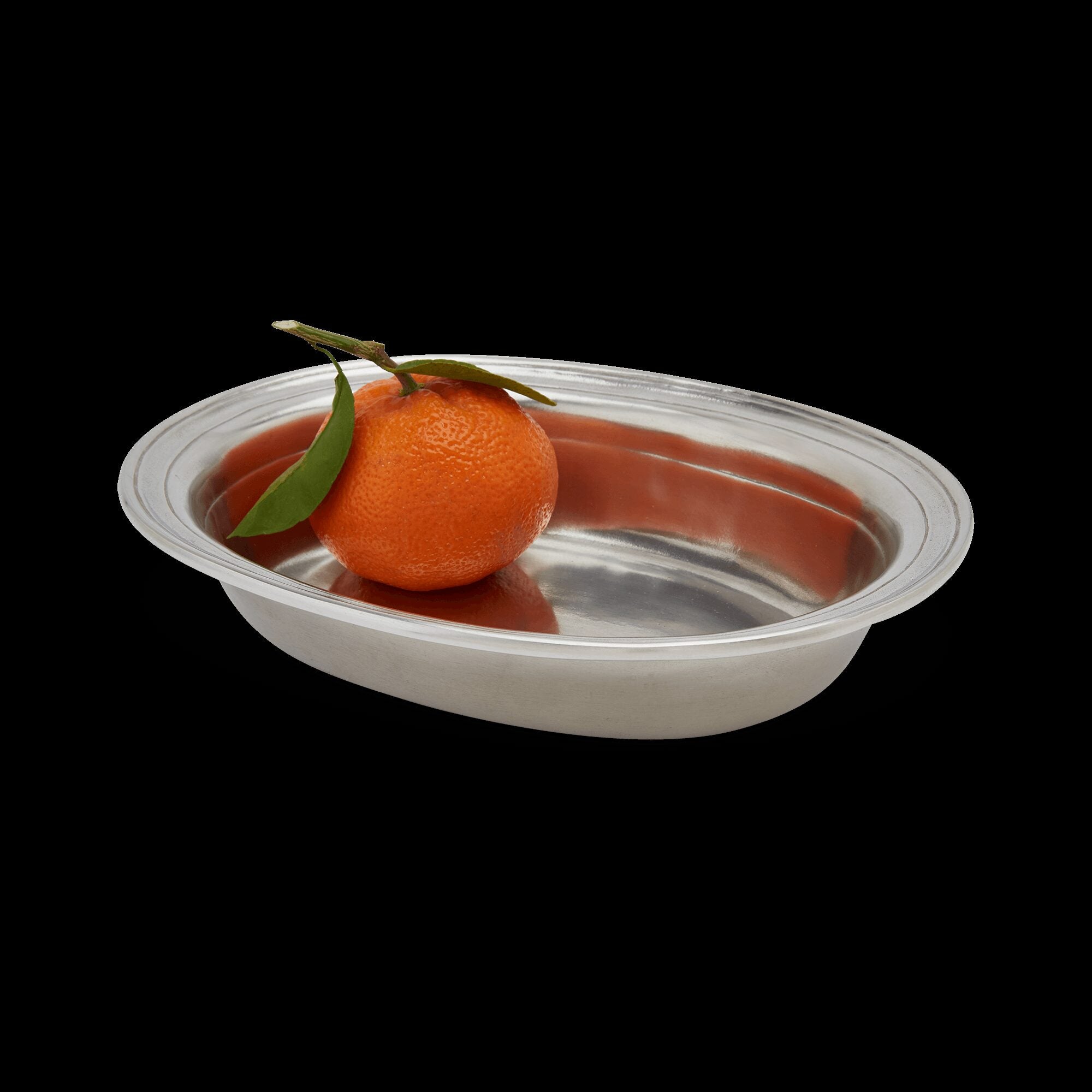 Match Pewter Oval Serving Bowl — Small