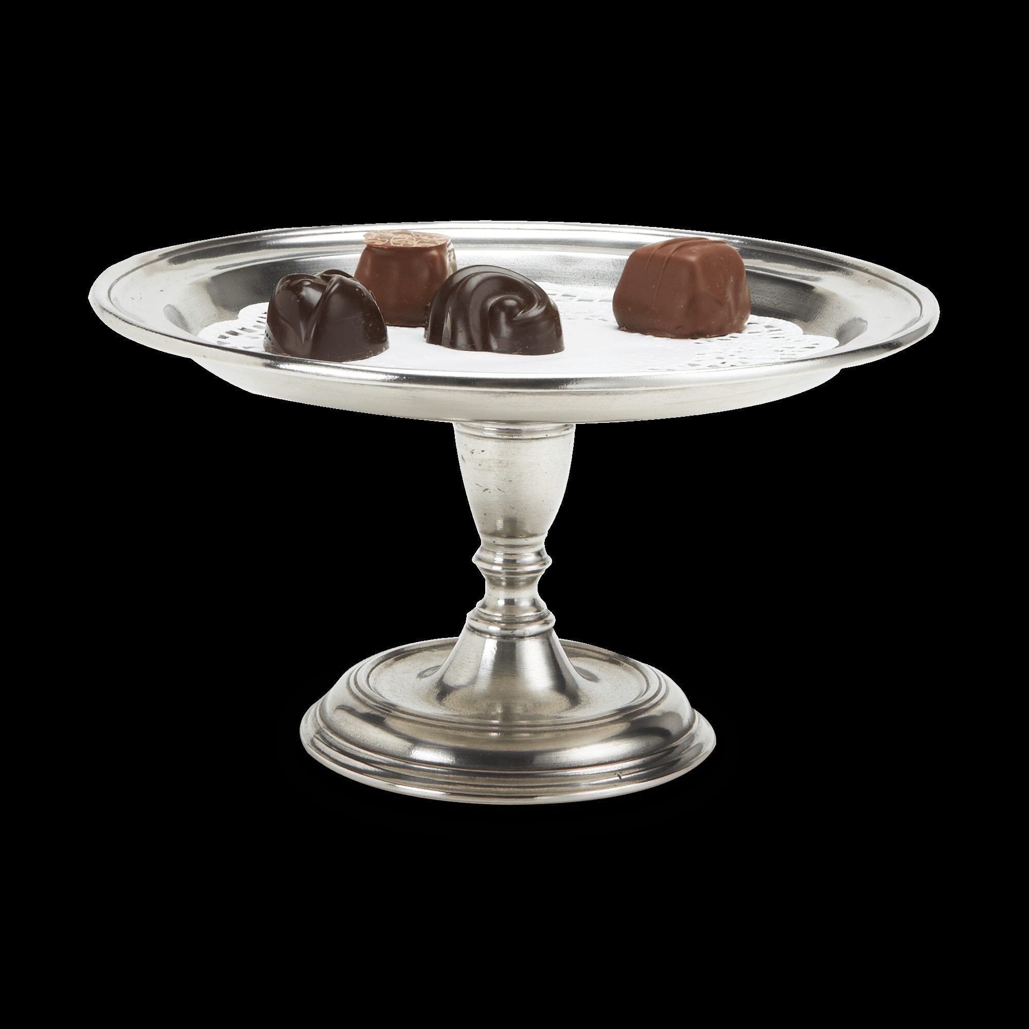 Match Pewter Pedestal Tray Cake Stand
