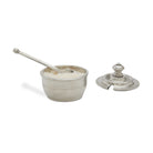 Match Pewter Piccolo Salt Cellar with Lid & Spoon Salt & Pepper Shaker Set, alternate view