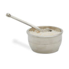 Match Pewter Piccolo Salt Cellar with Lid & Spoon Salt & Pepper Shaker Set, alternate view
