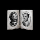 Match Pewter Piemonte Peltro Oval Double Frame