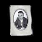 Match Pewter Piemonte Peltro Oval Frame — Small