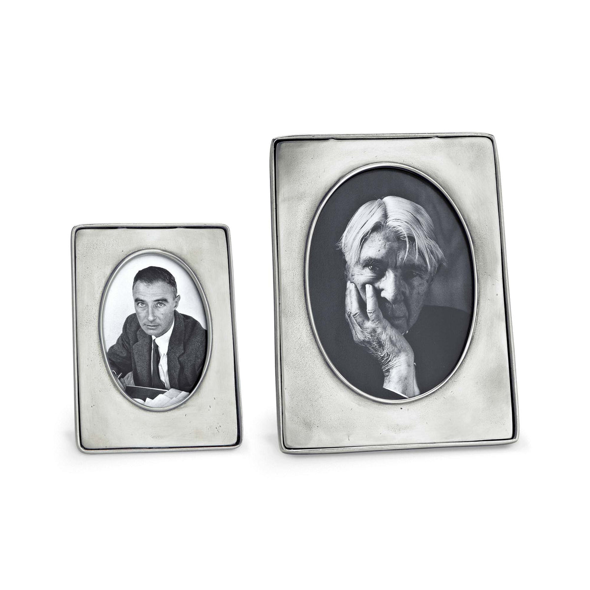 Match Pewter Piemonte Peltro Oval Frame, alternate view