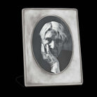 Match Pewter Piemonte Velluto Oval Frame — Small