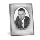 Match Pewter Piemonte Velluto Oval Frame, alternate view