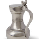 Match Pewter Pitcher with Acorn Lid, alternate view