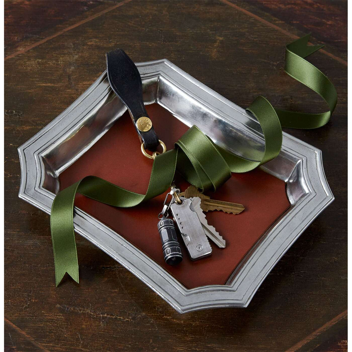 Match Pewter Pocket Change Tray, alternate view