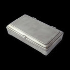 Match Pewter Rectangle Lidded Box with Leather