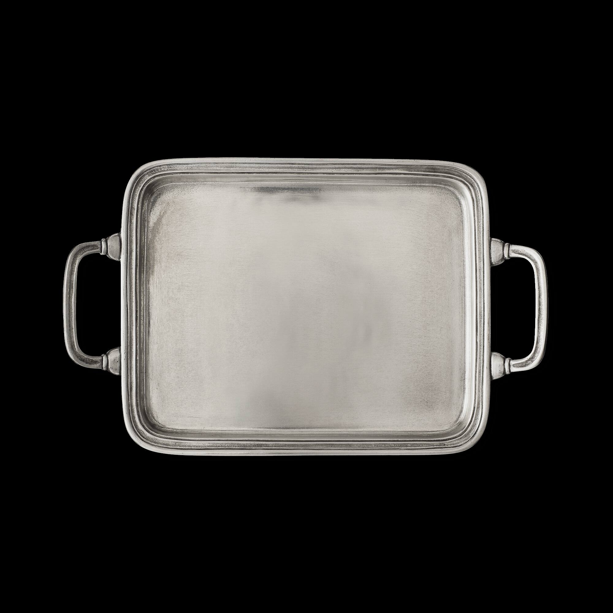Match Pewter Rectangle Tray with Handles — Small