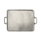 Match Pewter Rectangle Tray with Handles, alternate view