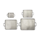 Match Pewter Rectangle Tray with Handles, alternate view