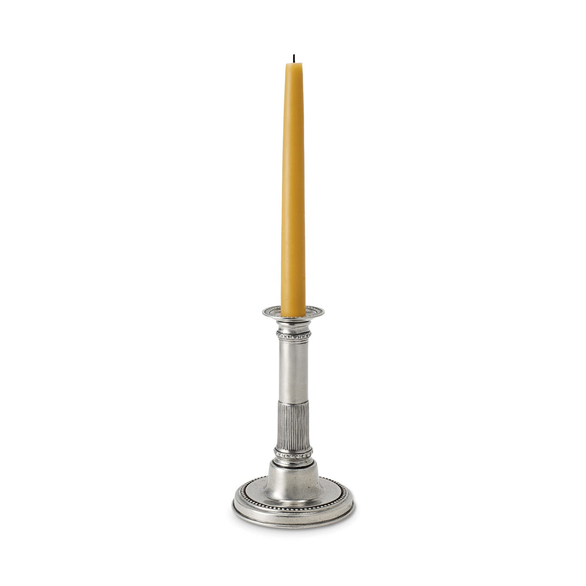 Match Pewter Round Based Candlestick Candlestick Holder, alternate view