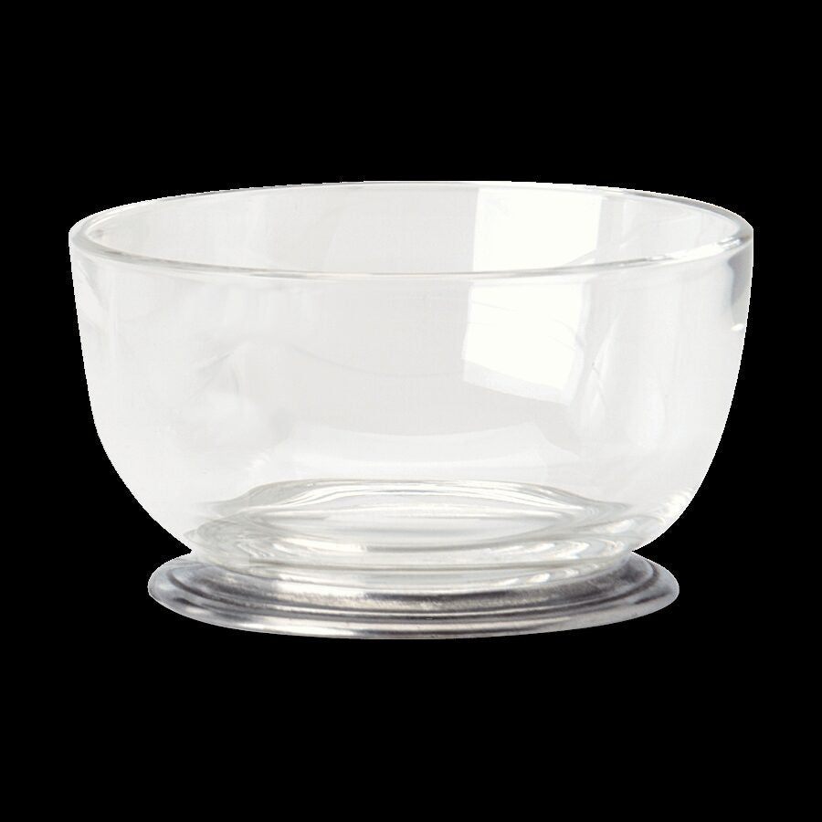 Match Pewter Round Crystal Bowl — Small