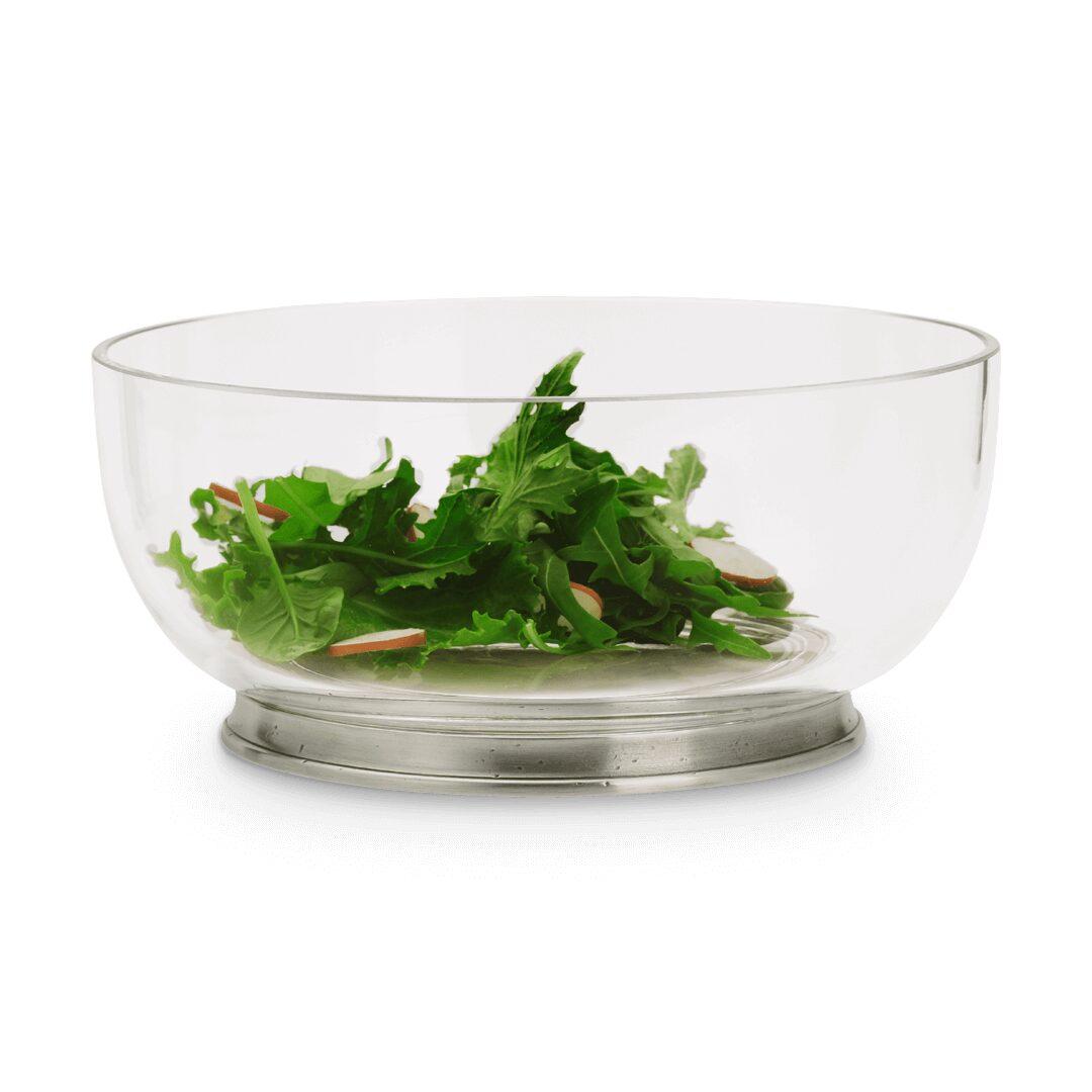 Match Pewter Round Crystal Bowl, alternate view