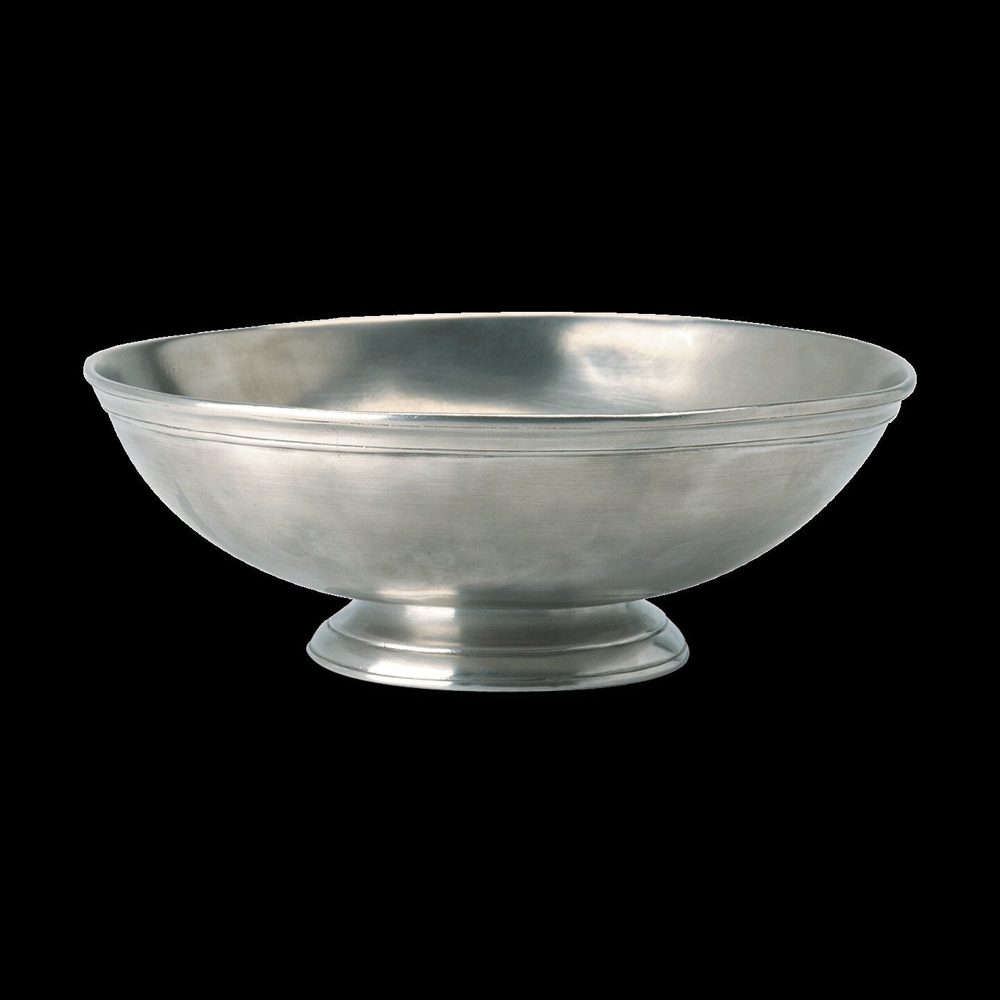 Match Pewter Round Footed Centerpiece Centerpiece Serving Bowl