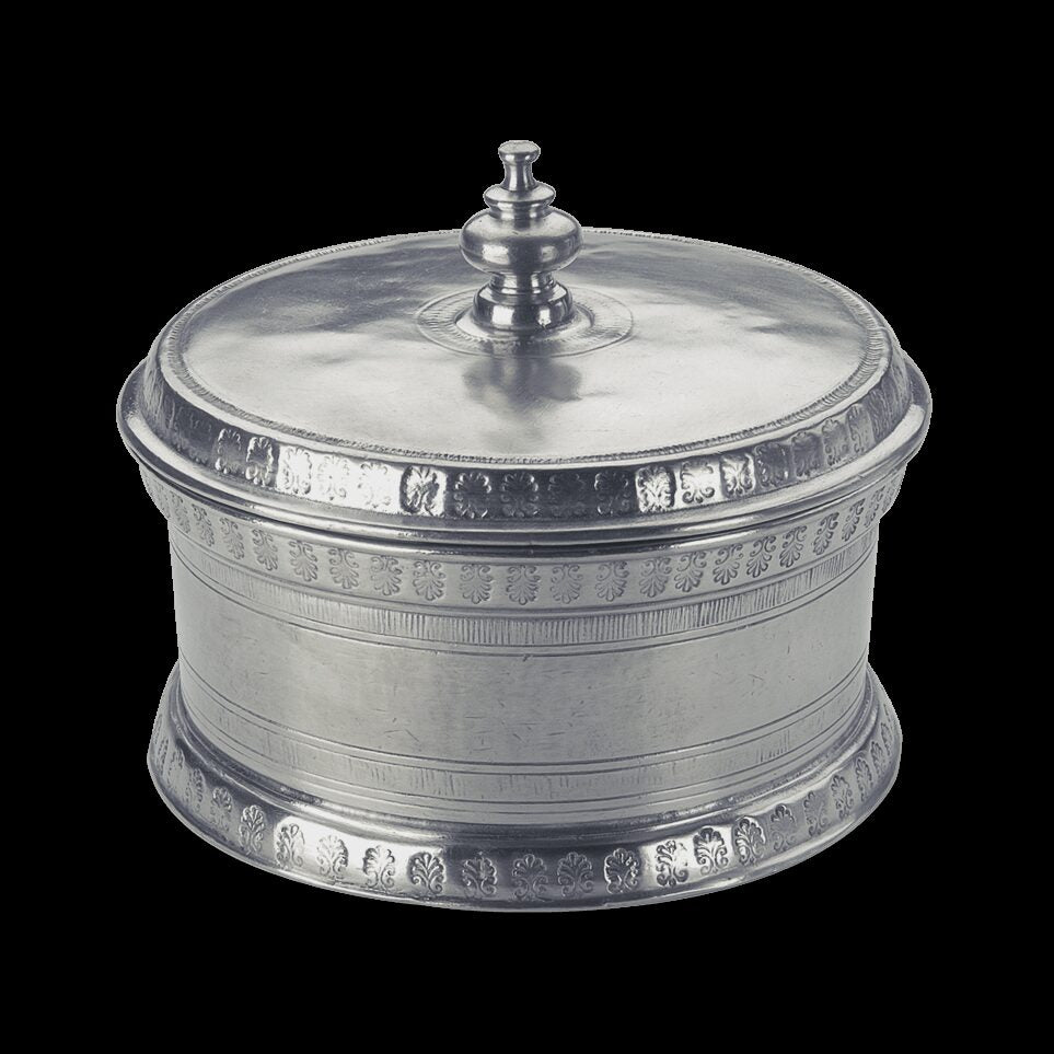 Match Pewter Round Heirloom Box