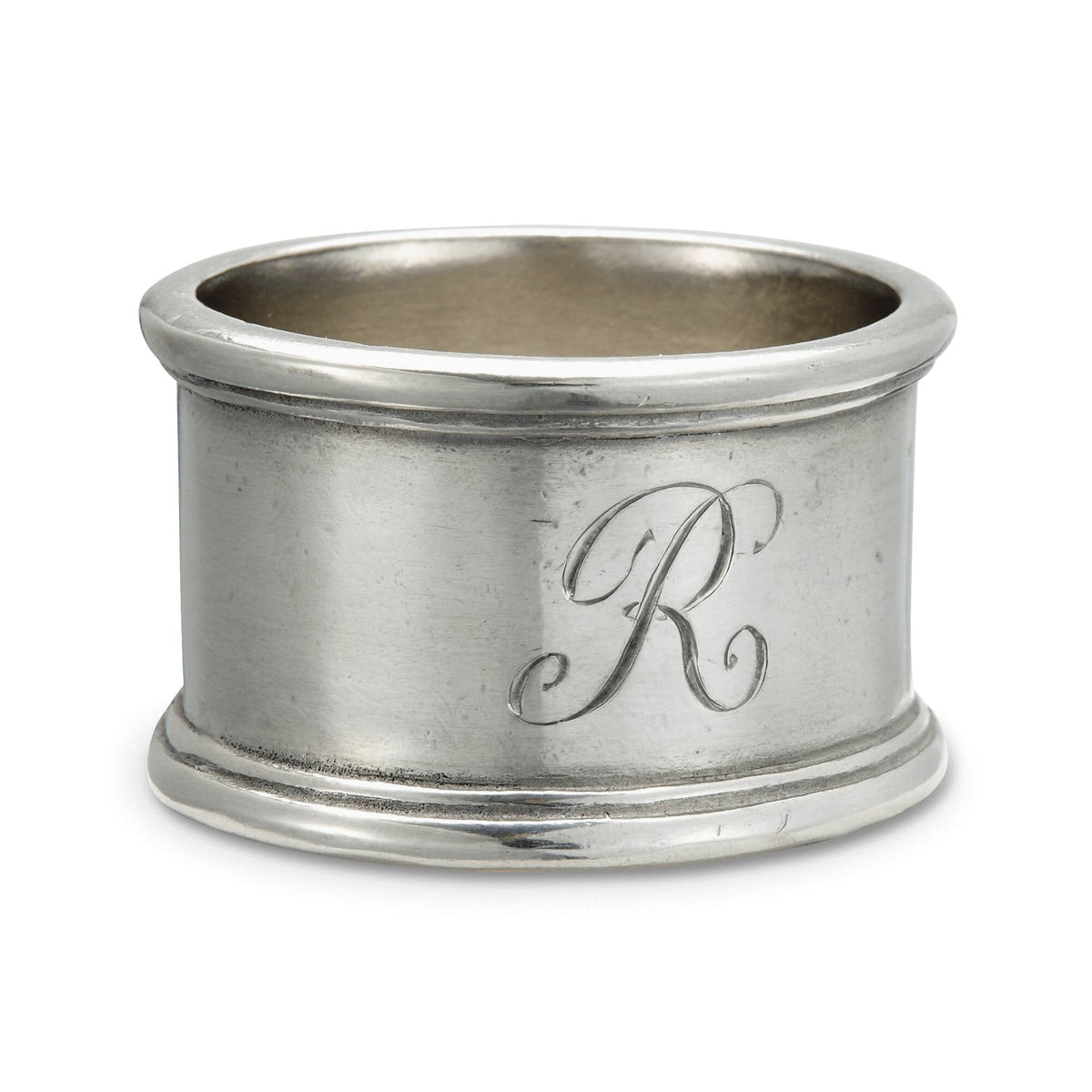 Match Pewter Round Napkin Ring, Pair, alternate view
