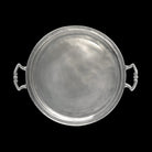 Match Pewter Round Tray with Handles