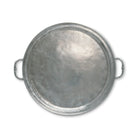 Match Pewter Round Tray with Handles, alternate view