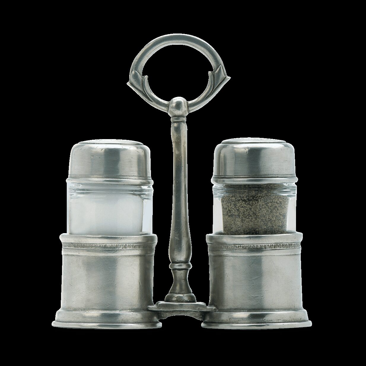 Match Pewter Salt & Pepper Caddy Salt & Pepper Mill