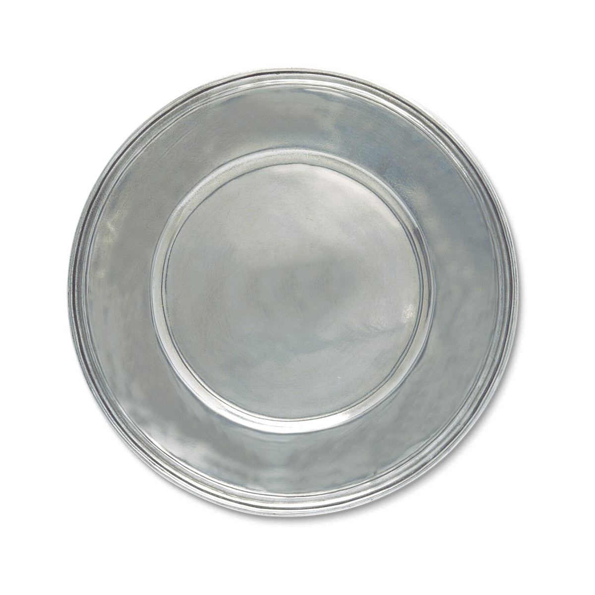 Match Pewter Scribed Rim Charger, alternate view