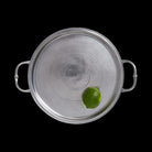 Match Pewter Small Round Tray with Handles