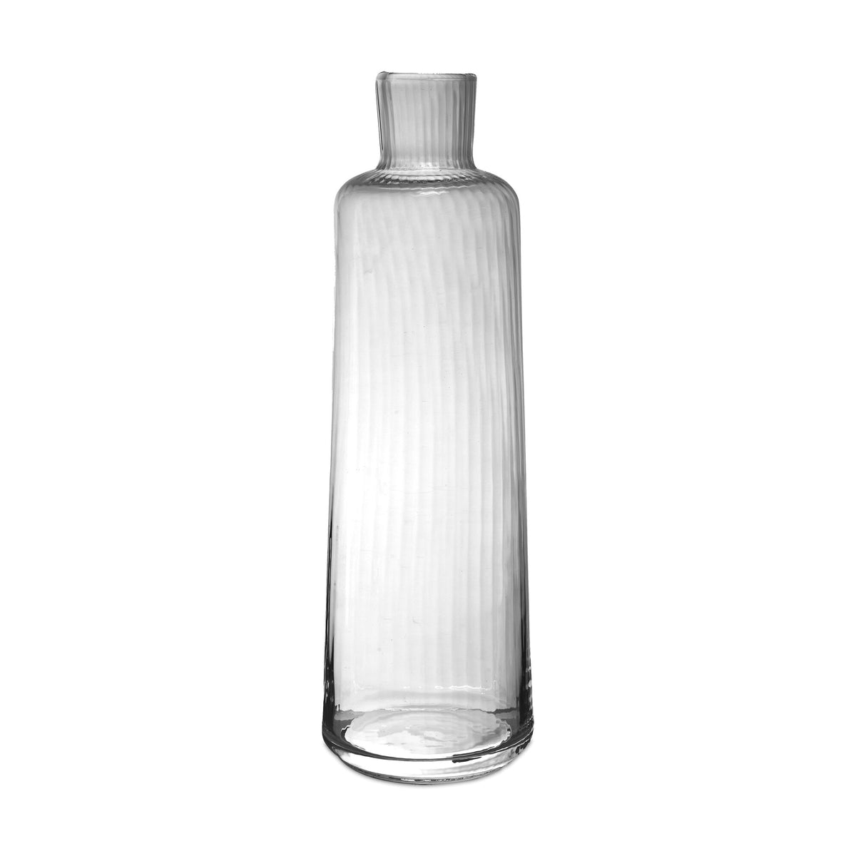 Match Pewter Tall Carafe — Clear, Pleat