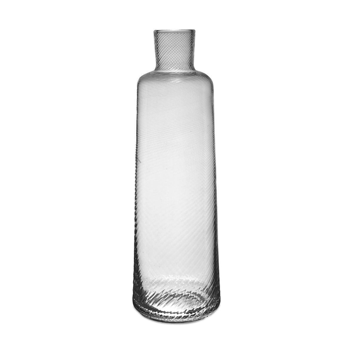 Match Pewter Tall Carafe — Clear, Twist
