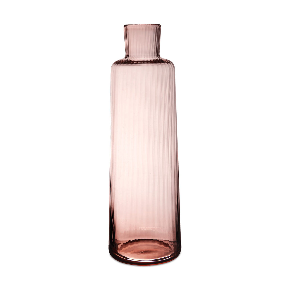Match Pewter Tall Carafe — Rose Quartz, Pleat
