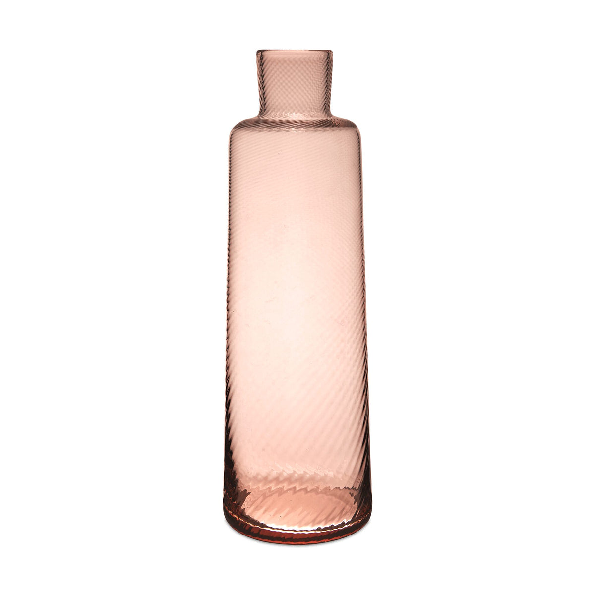 Match Pewter Tall Carafe — Rose Quartz, Twist