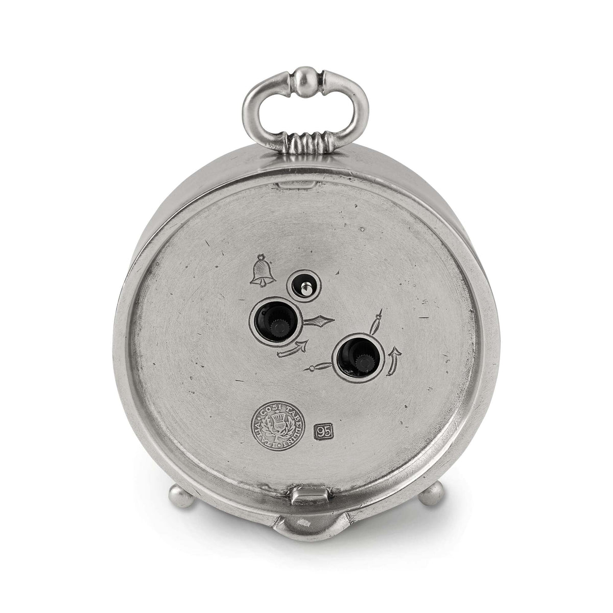 Match Pewter Toscana Alarm Clock, alternate view