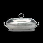 Match Pewter Toscana Pyrex Casserole Dish with Lid — Complete Set