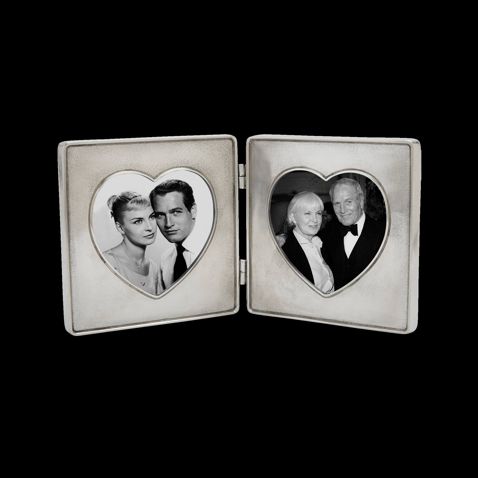 Match Pewter Two Hearts Frame