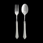 Match Pewter Violetta Serving Fork & Spoon Set — Serving Fork